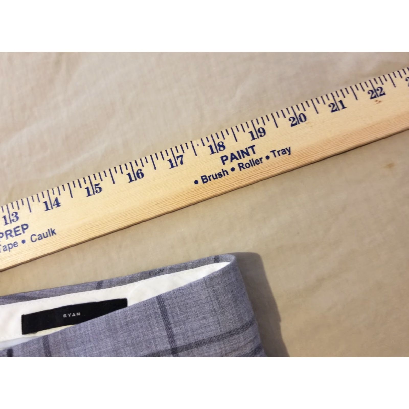 Banana Republic Banana Republic Womens Wool Dress Pants 10 Gray Flat Front Regular Stretch Chino Trouser Dress Pants Size 32" / US 10 / IT 46 - 5 Thumbnail