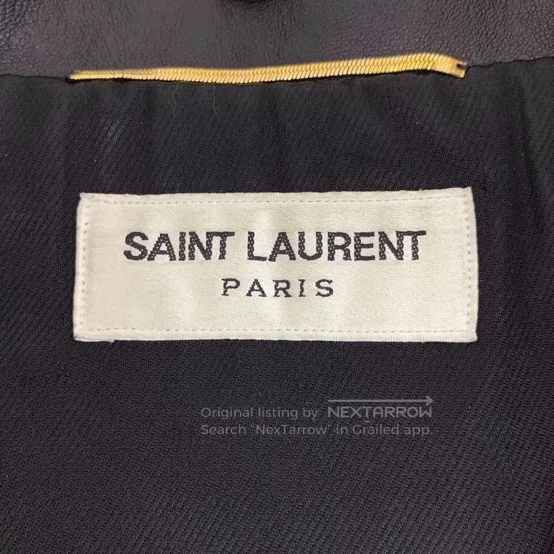 Yves Saint Laurent Yves Saint Laurent Black Leather Jacket. Size US S / EU 44-46 / 1 - 5 Thumbnail