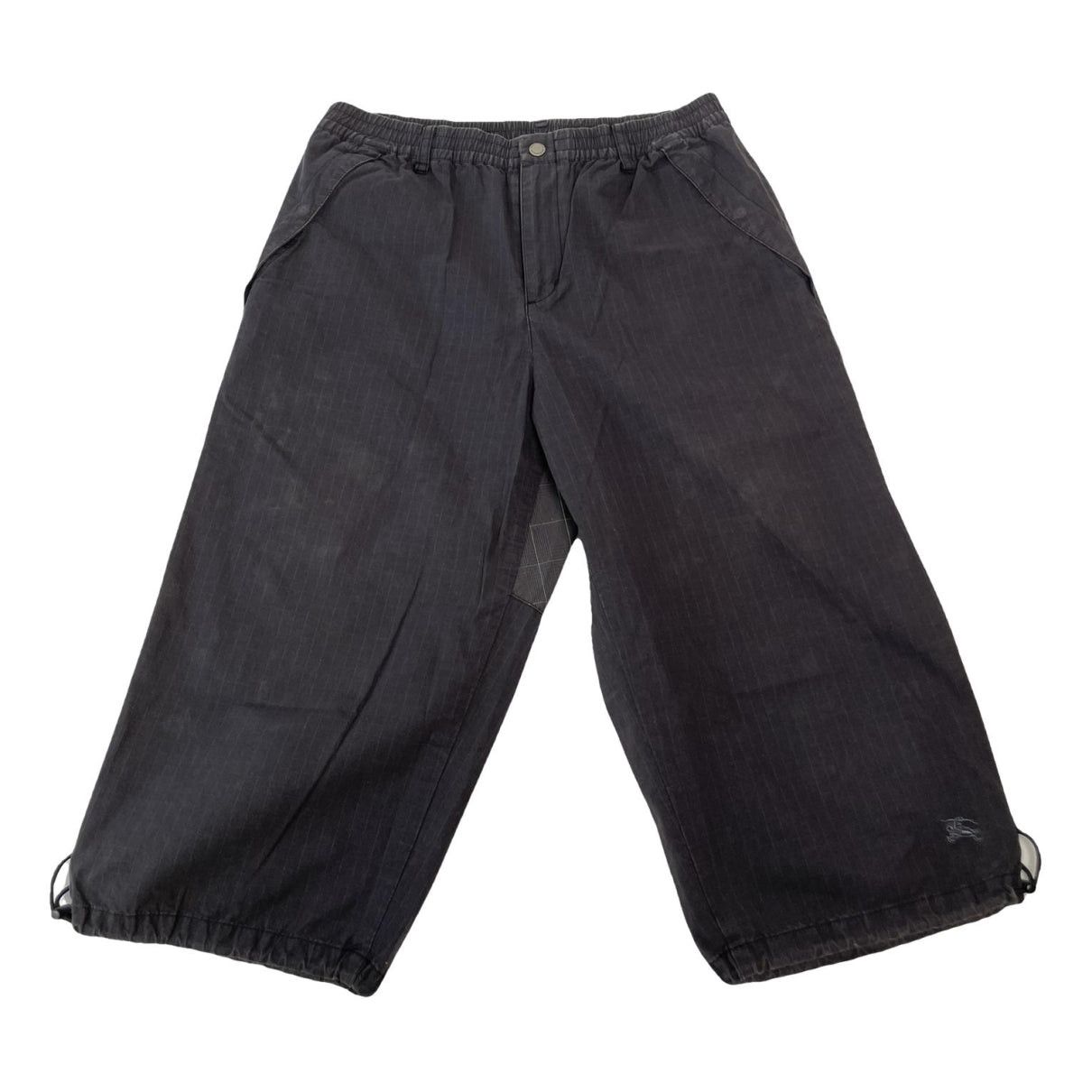 Burberry Anthracite Cotton Short Size 30" / US 8 / IT 44 - 1 Thumbnail