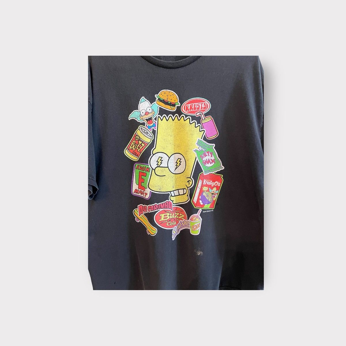 Vintage Vintage 1990's "The Simpsons" Matt Groening T-Shirt Size US XXL / EU 58 / 5 - 5 Thumbnail