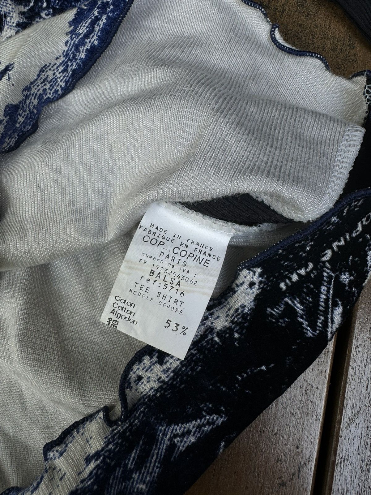 Cop Copine × Japanese Brand COP COPINE PARIS LONG SLEAVE TSHIRT Size M / US 6-8 / IT 42-44 - 6 Thumbnail