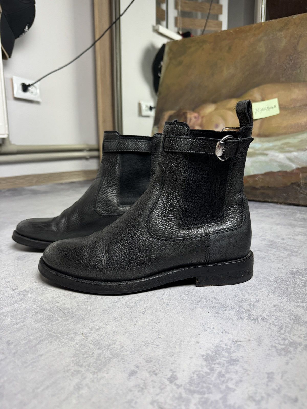 靴 GUCCI boots archive y2k Gucci Archive Gucci Leather Rare Y2K Chelsea Formal Shoes Boots