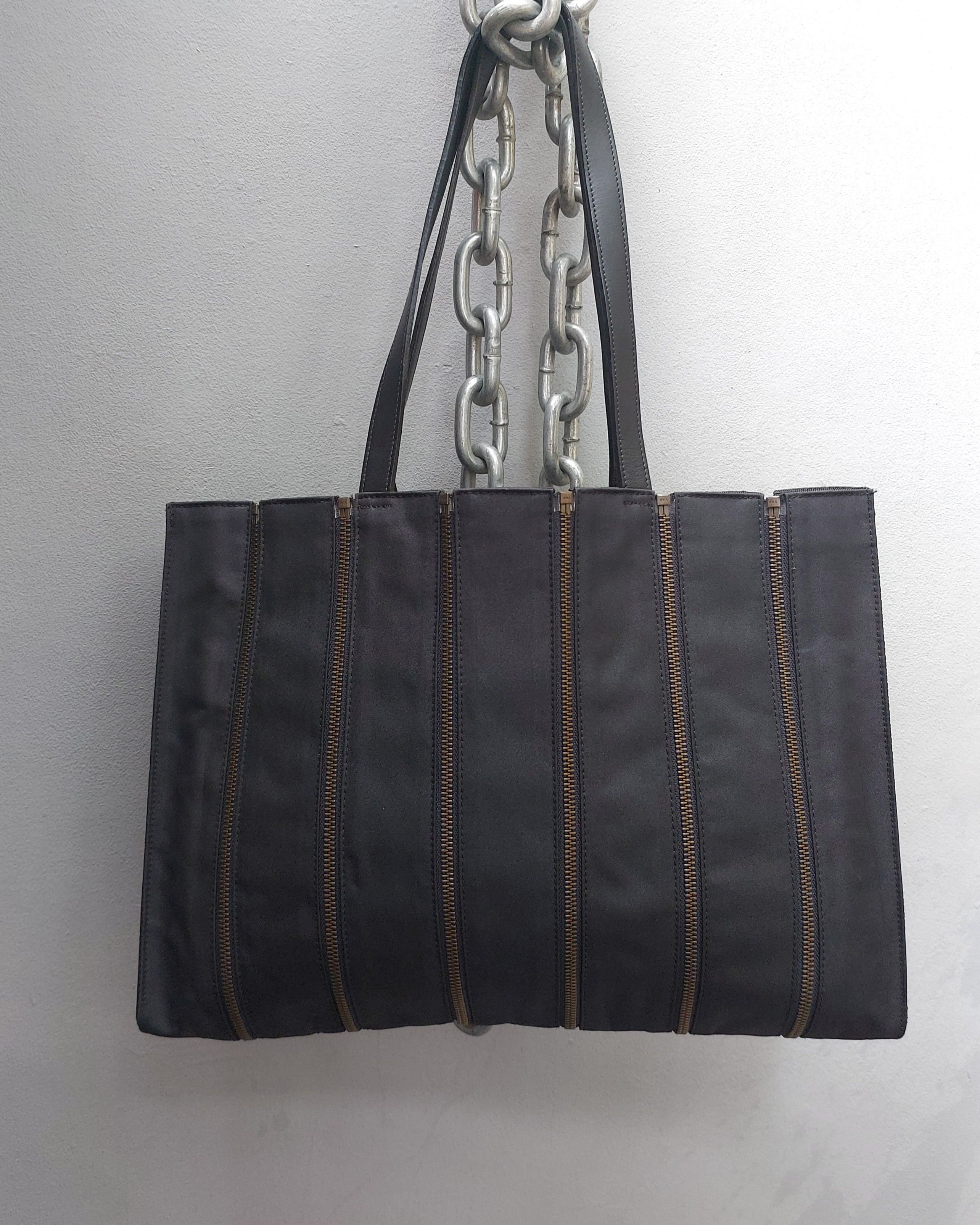 Jean Paul Gaultier RARE Jean Paul Gaultier Transformer Multi Zipper Handbag Size ONE SIZE - 10 Thumbnail