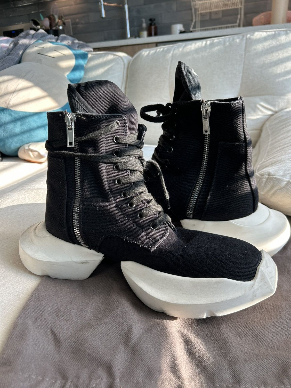Rick Owens Drkshdw Rick Owens Drksdw Stivali Army Sneaker Boot Size US 11 / EU 44 - 3 Thumbnail