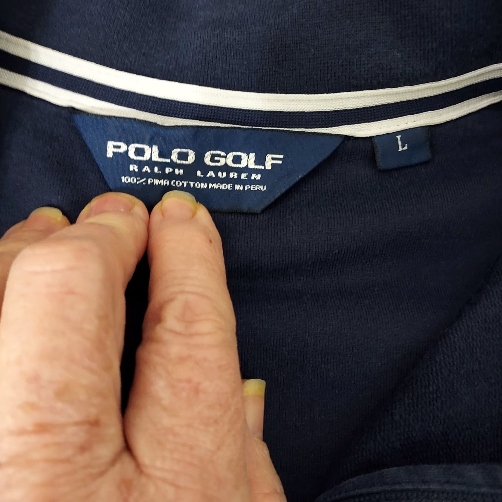 Polo Ralph Lauren Polo Ralph Lauren Blue 1/4 Zip Pullover Sweatshirt Men's L Golf Logo Embroidered Knit's Mock Neck Pullover Size US L / EU 52-54 / 3 - 7 Thumbnail