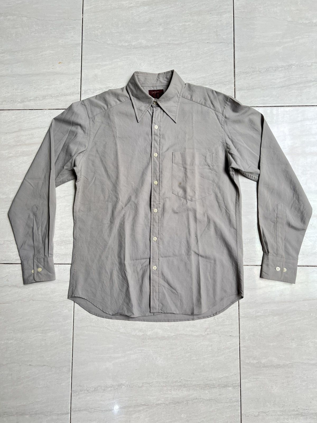 Yohji Yamamoto A.A.R Yohji Yamamoto Durban Grey Shirt Size US M / EU 48-50 / 2 - 1 Thumbnail