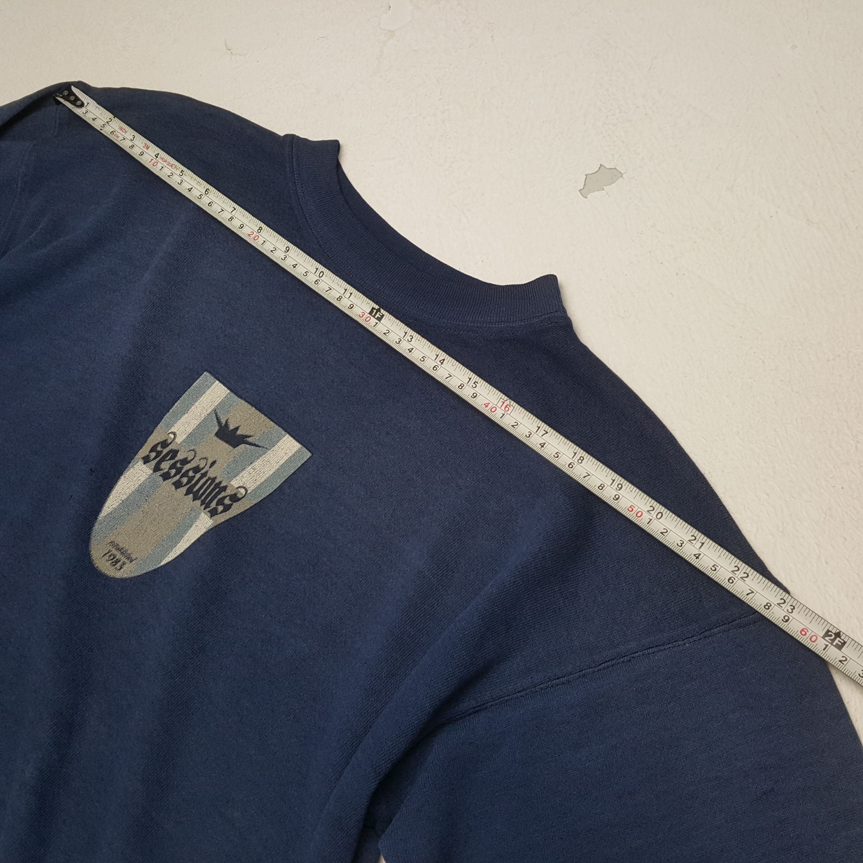 Sessions × Vintage SESSIONS Center Design Streetwear Style Vintage Sweatshirt Size US M / EU 48-50 / 2 - 4 Thumbnail