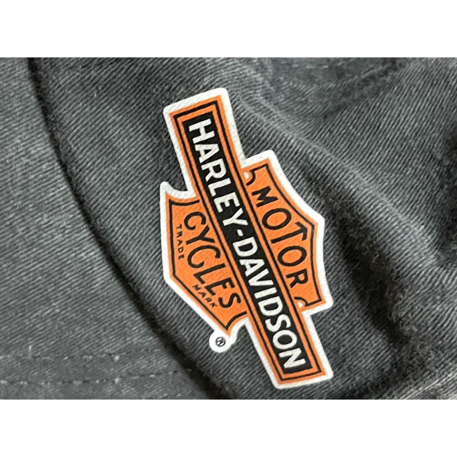Harley Davidson Harley-Davidson Men's One Size Black Baseball Hat Motorcycle Hat Casual Cap Size ONE SIZE - 5 Thumbnail