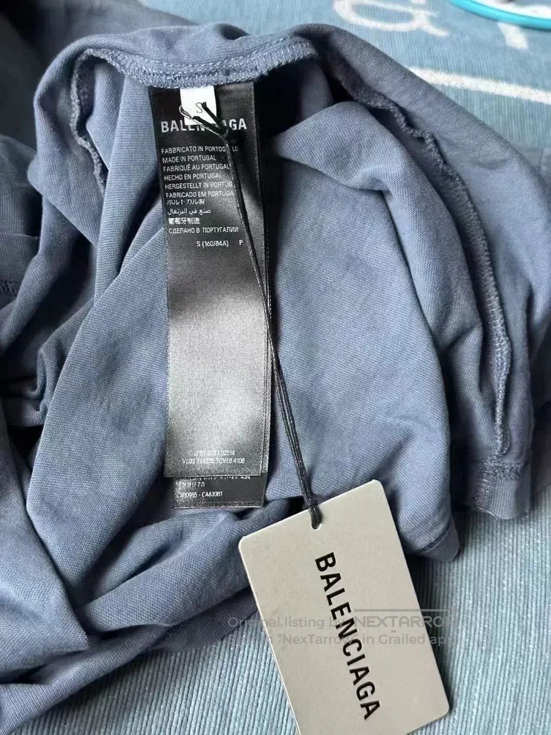 Balenciaga balenciaga washed destroy diamond short sleeve. Size US S / EU 44-46 / 1 - 4 Thumbnail