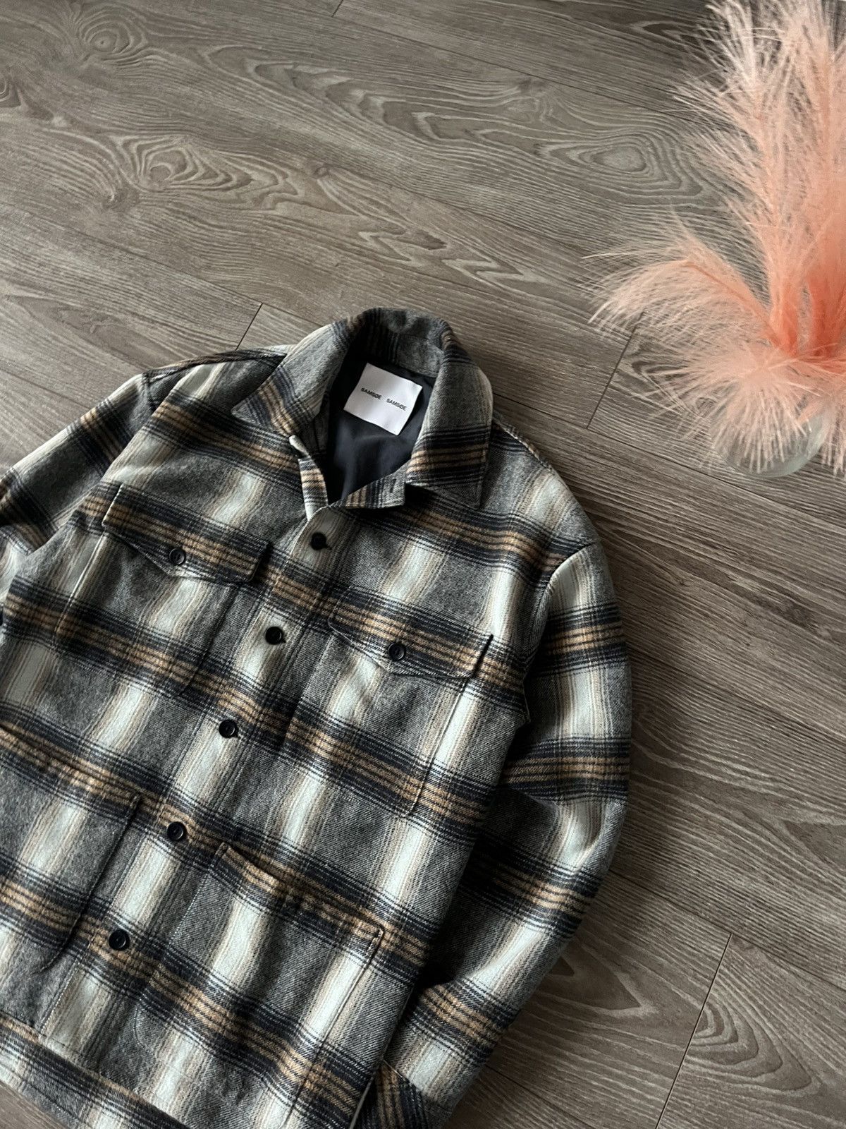 Samsoe Samsoe ‼️Samsoe Samsoe Oendal Acrylic/Wool Casual Shirt Jacket‼️ Size US M / EU 48-50 / 2 - 4 Thumbnail