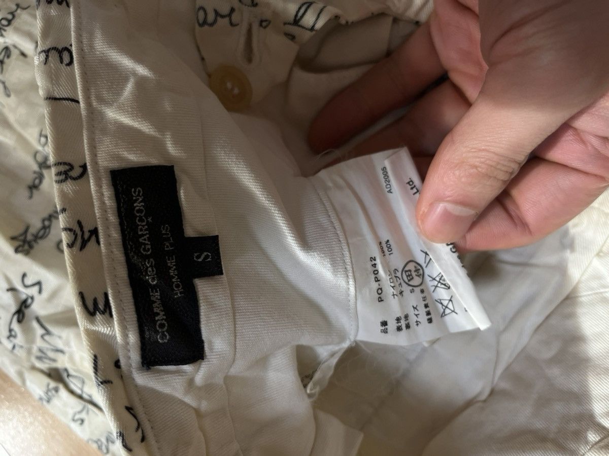 Comme des Garcons Homme Plus Comme des Garçons Homme Plus “Music Is a Language” Pants Size US 32 / EU 48 - 9 Thumbnail