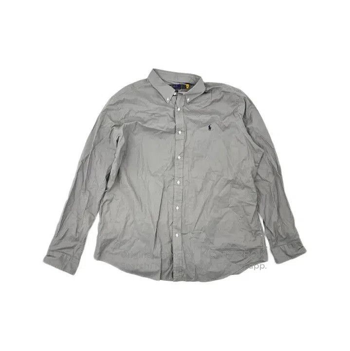 Polo Ralph Lauren Polo Ralph Lauren Men's Gray Oxford Long. Size US XXL / EU 58 / 5 - 2 Thumbnail