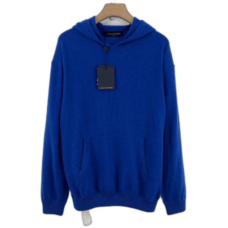 Louis Vuitton Blue Kangaroo Pocket Hoodie