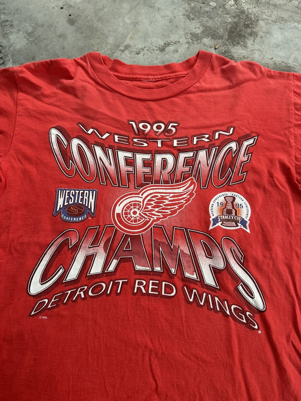 NHL × Vintage detroit red wings western conference champs 1995 Size US M / EU 48-50 / 2 - 2 Thumbnail
