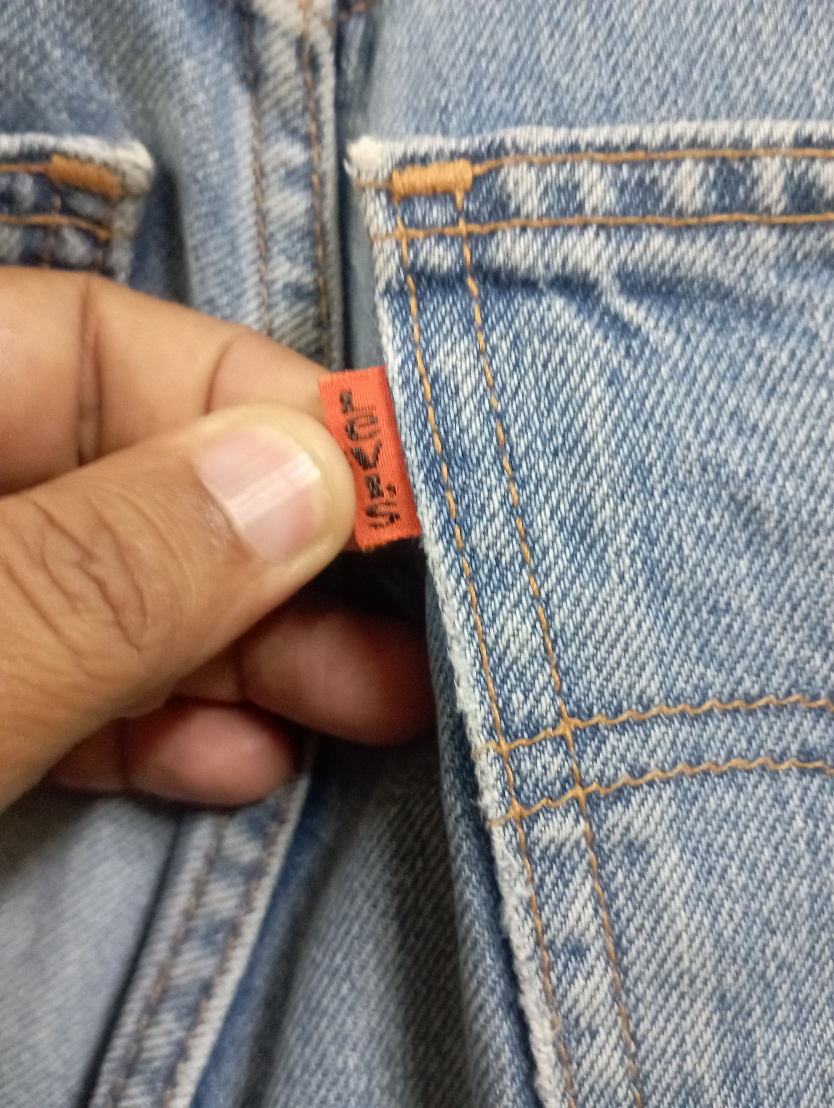 Levi's Vintage Levi's 607 Orange Tabs Stone Wash Distressed Jeans Size US 31 - 16 Thumbnail