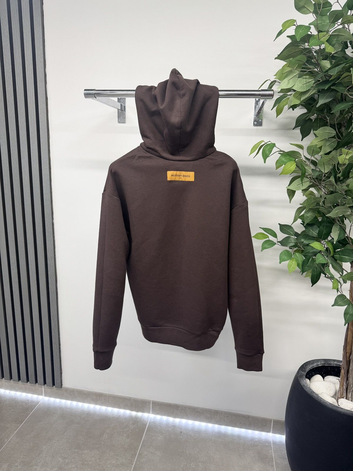 Louis Vuitton Louis Vuitton 1AAGPH Bee Patched Hoodie In Brown RRP £1265 Size US S / EU 44-46 / 1 - 2 Thumbnail