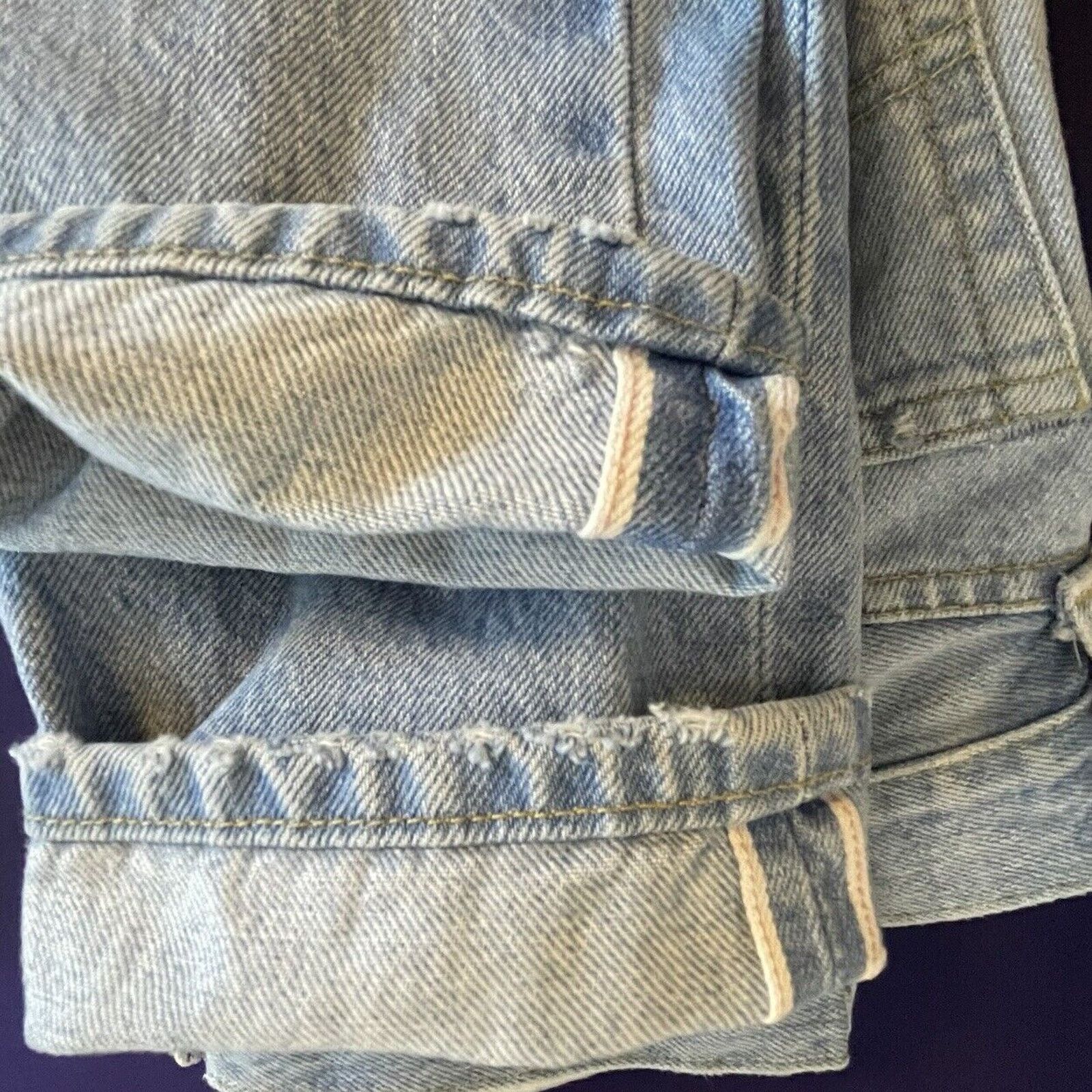 Levi's Levi's 501 Jeans Womens Small Selvedge White Oak Cone Button Size 28" / US 6 / IT 42 - 5 Thumbnail