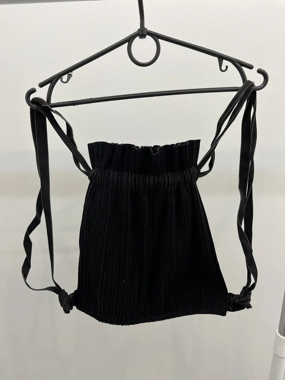 Issey Miyake SS00 Issey Miyake Pleats Please Black Bag Backpack Size ONE SIZE - 1 Thumbnail