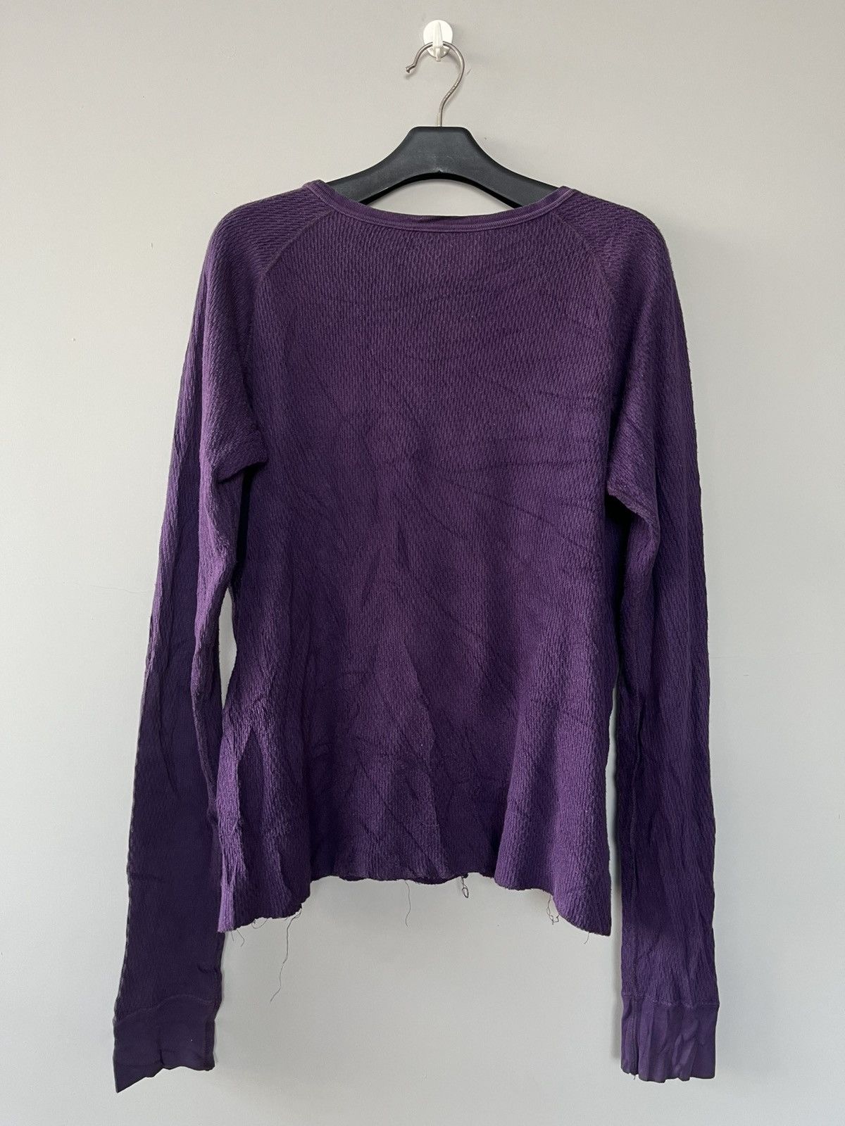 Number (N)ine AW02 NUMBER (N)INE WAFFLE KNIT THERMAL LONG SLEEVE JAPANESE Size US L / EU 52-54 / 3 - 2 Thumbnail