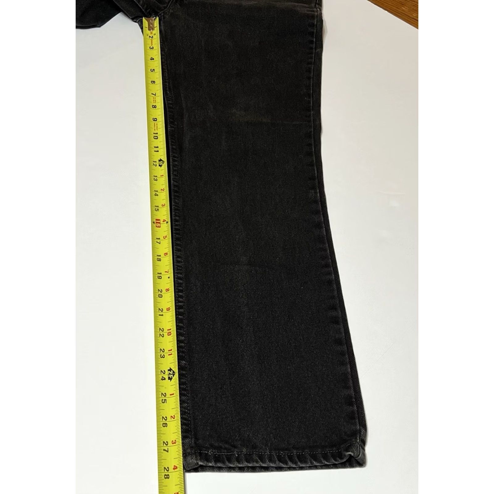 Levi's VINTAGE Levi's 512 Jeans Women 6 Reg Slim Straight Black USA 90s 28in Inseam Denim 100% Cotton Size 28" / US 6 / IT 42 - 5 Thumbnail