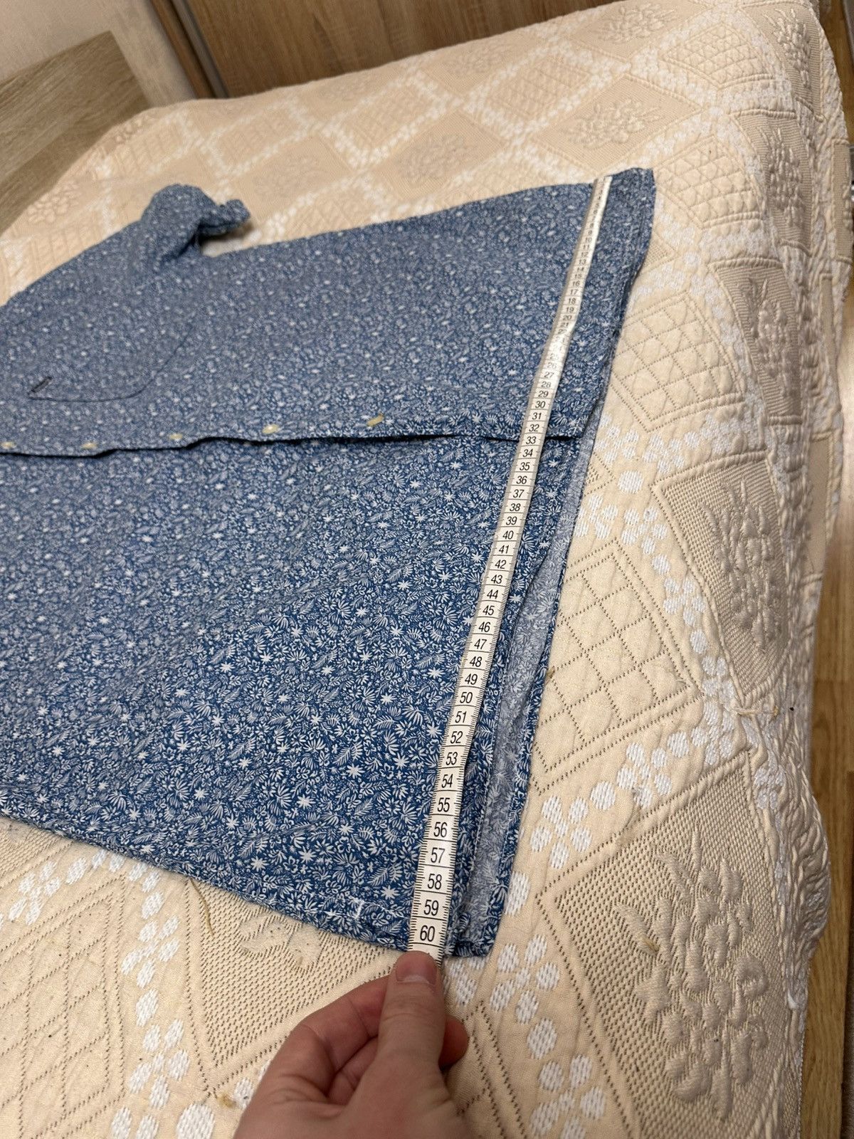 Barbour 🔥 Barbour Floral Print Hawaiian Button Up Shirt Blue Mens Size US M / EU 48-50 / 2 - 13 Thumbnail