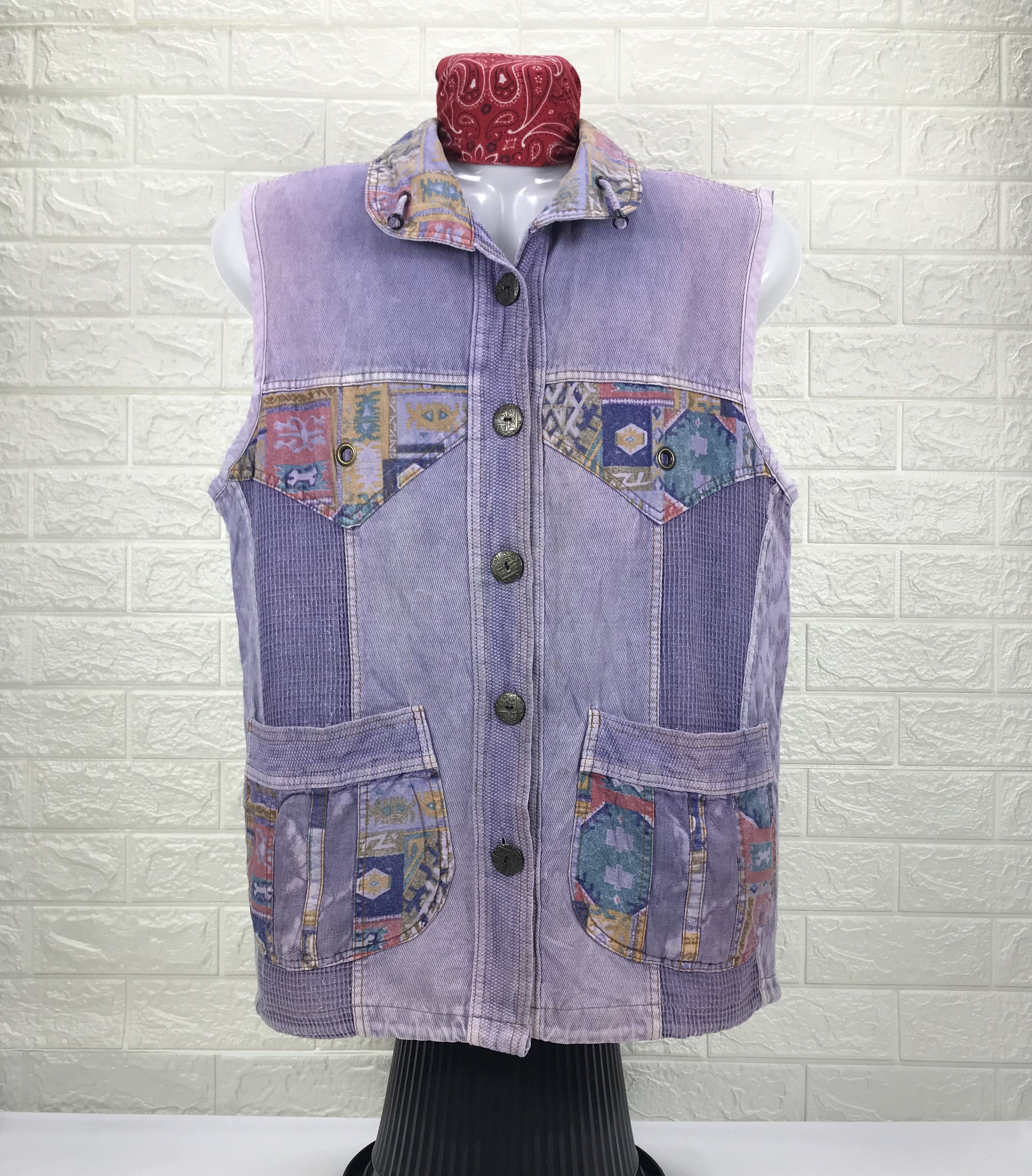 Japanese Brand Vintage Japanese Brand Art Vest Size US L / EU 52-54 / 3 - 1 Thumbnail