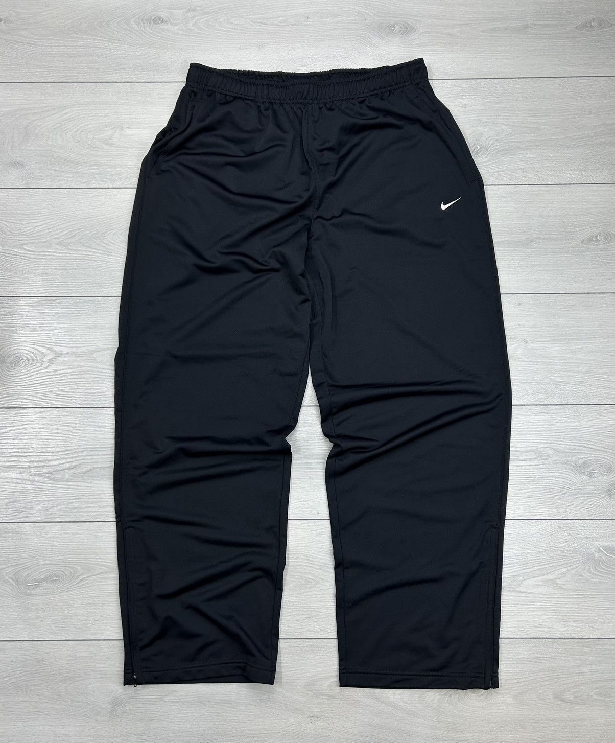 Nike × Vintage Nike Vintage Loose Baggy Black Pant size XL Size US 36 / EU 52 - 2 Thumbnail