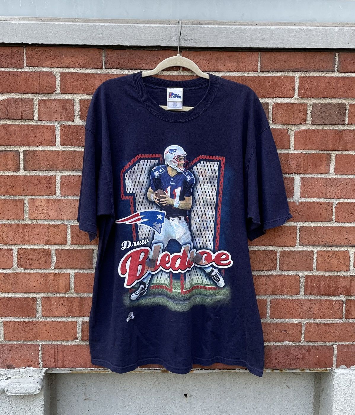 Pro Player 90s Pro Player New England Patriots #11 Drew Bledsoe T Shirt Size US XL / EU 56 / 4 - 1 Thumbnail