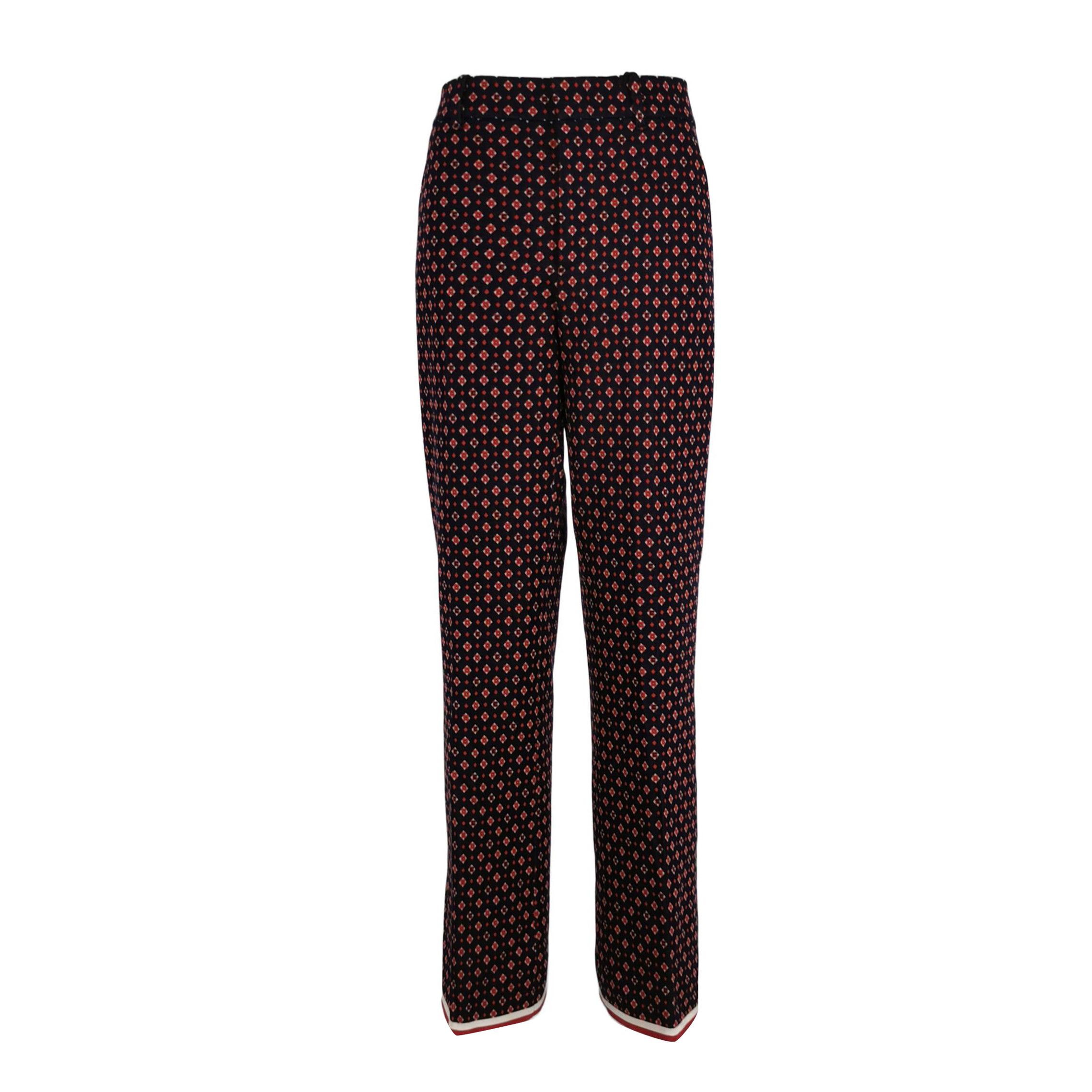 Gucci Gucci Geometric Print Pants Size 40 Size 27" / US 4 / IT 40 - 1 Thumbnail