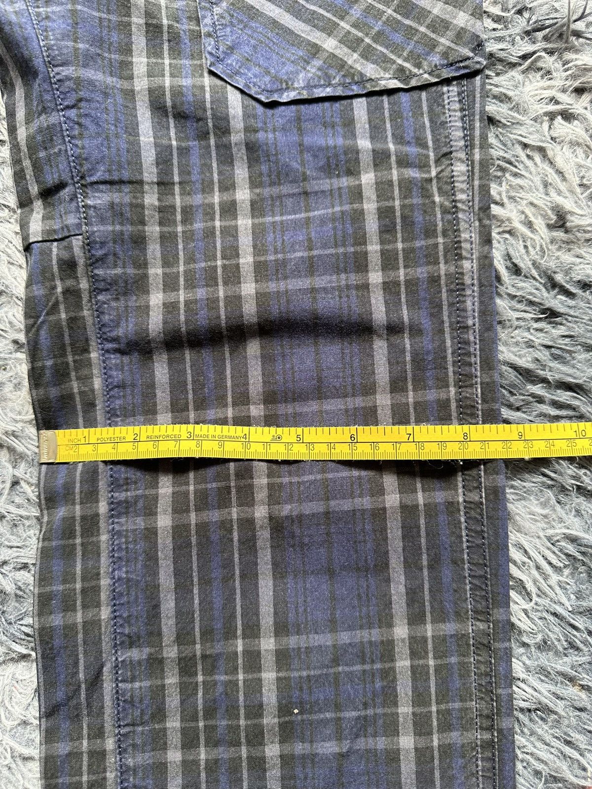 KOJIMA GENES 00's Bartack Japan Kojima Made cargo plaid pant Size US 32 / EU 48 - 14 Thumbnail