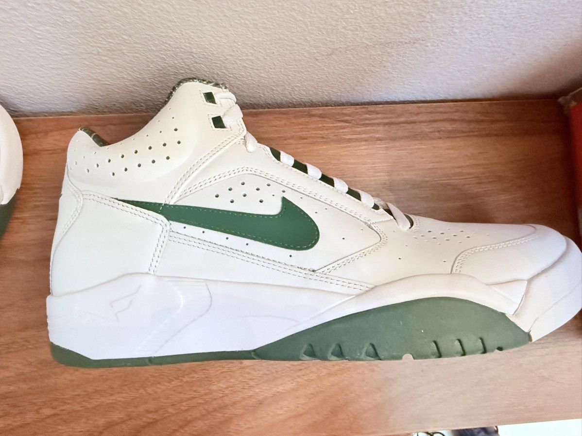 Nike Nike Air Flight Lite Mid Gorge Green White 11.5 DJ2518-103 Size US 11.5 / EU 44-45 - 7 Thumbnail