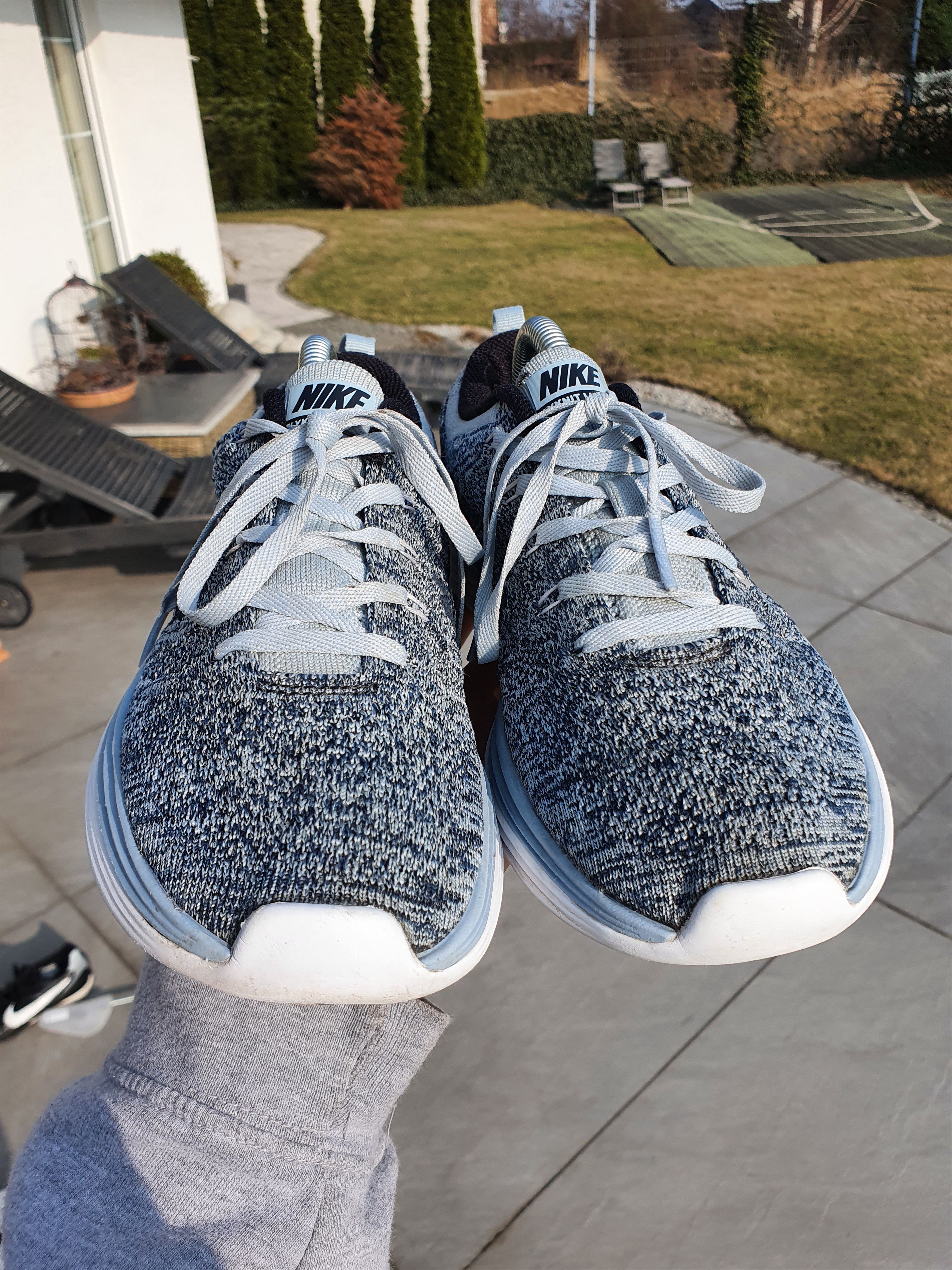 Nike 2012 Nike Wmns Flyknit Lunar1+ 'Light Armory Blue' Size US 7 / IT 37 - 5 Thumbnail