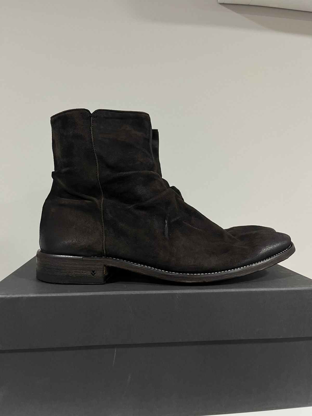 John Varvatos Morrison suede sharpei boot 11 Size US 11 / EU 44 - 6 Thumbnail
