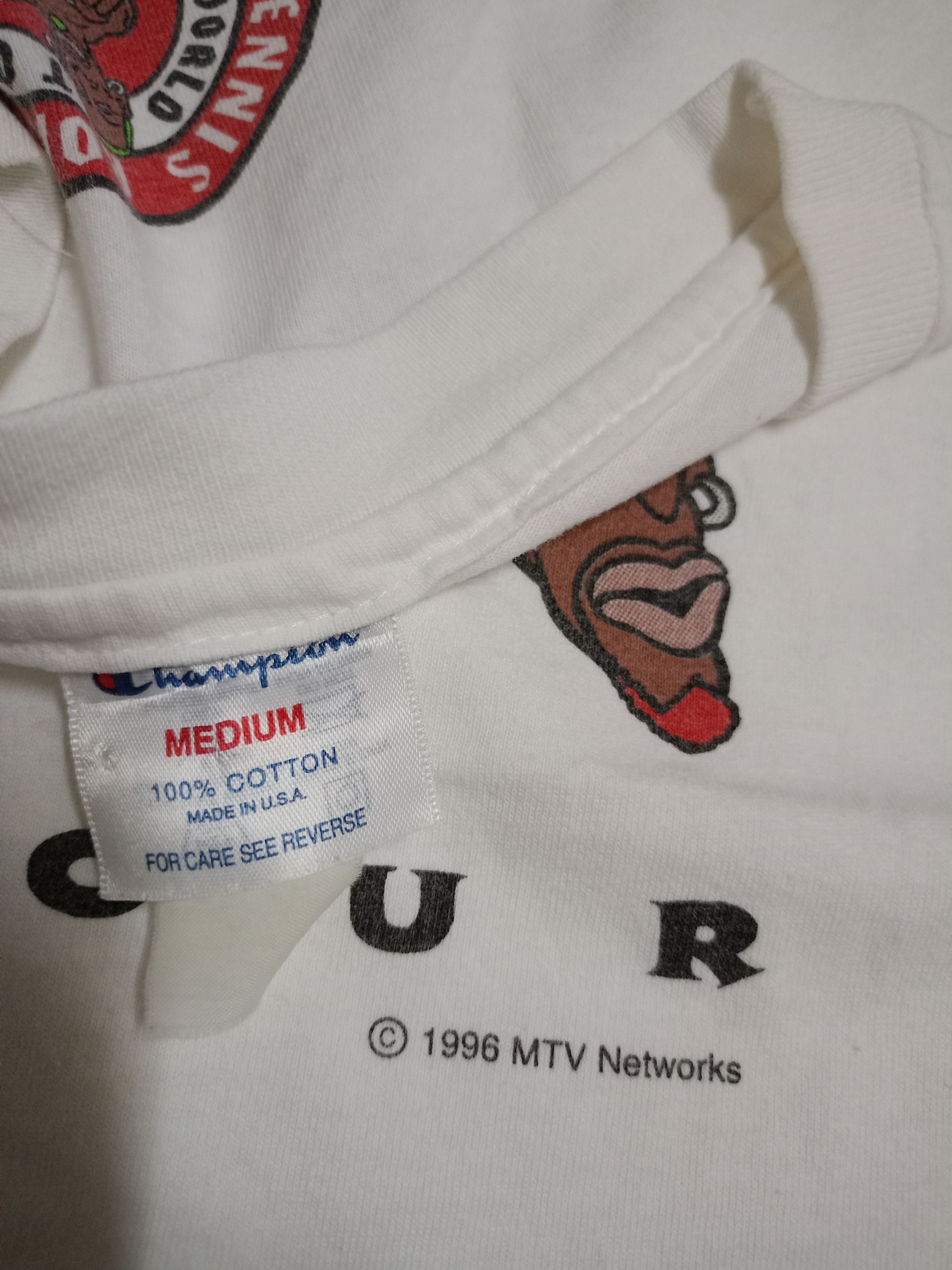Champion × Mtv × Vintage Vintage rare rodman t shirt Size US M / EU 48-50 / 2 - 5 Thumbnail
