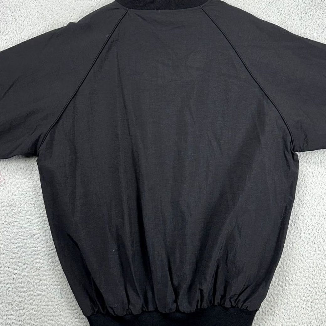 Vintage VINTAGE Crazy Shirts Pebble Beach Pullover Jacket Mens Medium Black Regular Jacket Mens Pebble Beach 90s Outdoor Crewwear Size US M / EU 48-50 / 2 - 3 Thumbnail