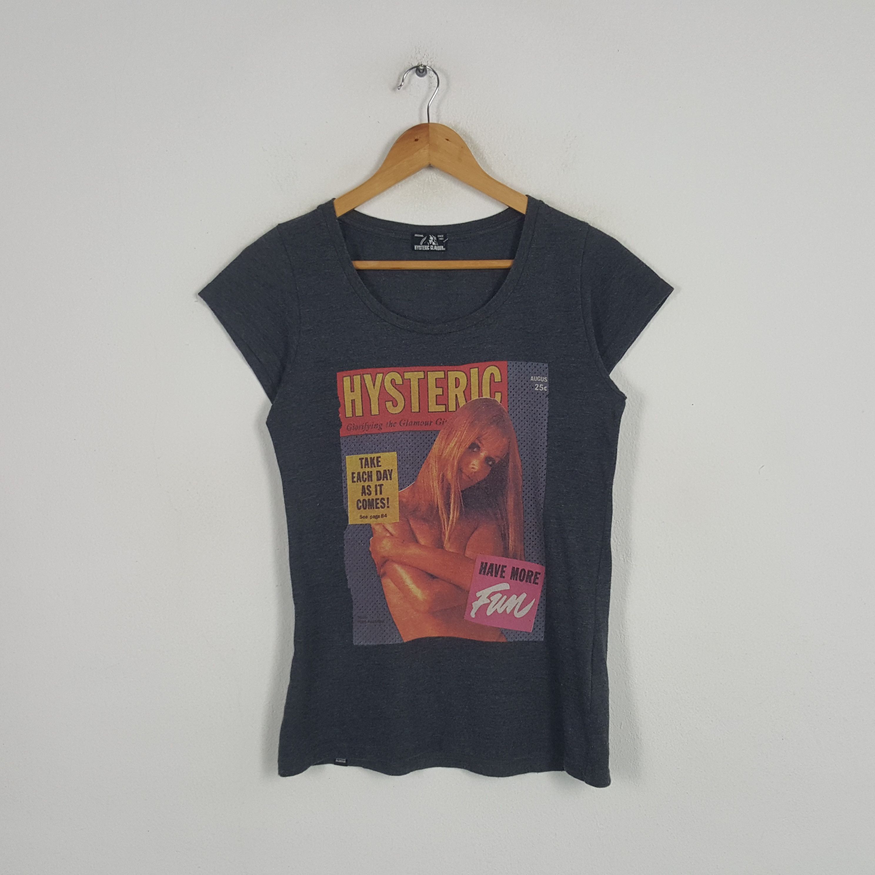 Hysteric Glamour × Japanese Brand × Vintage Vintage Hysteric Glamour Japanese Brand Parody Tshirt Size S / US 4 / IT 40 - 1 Thumbnail
