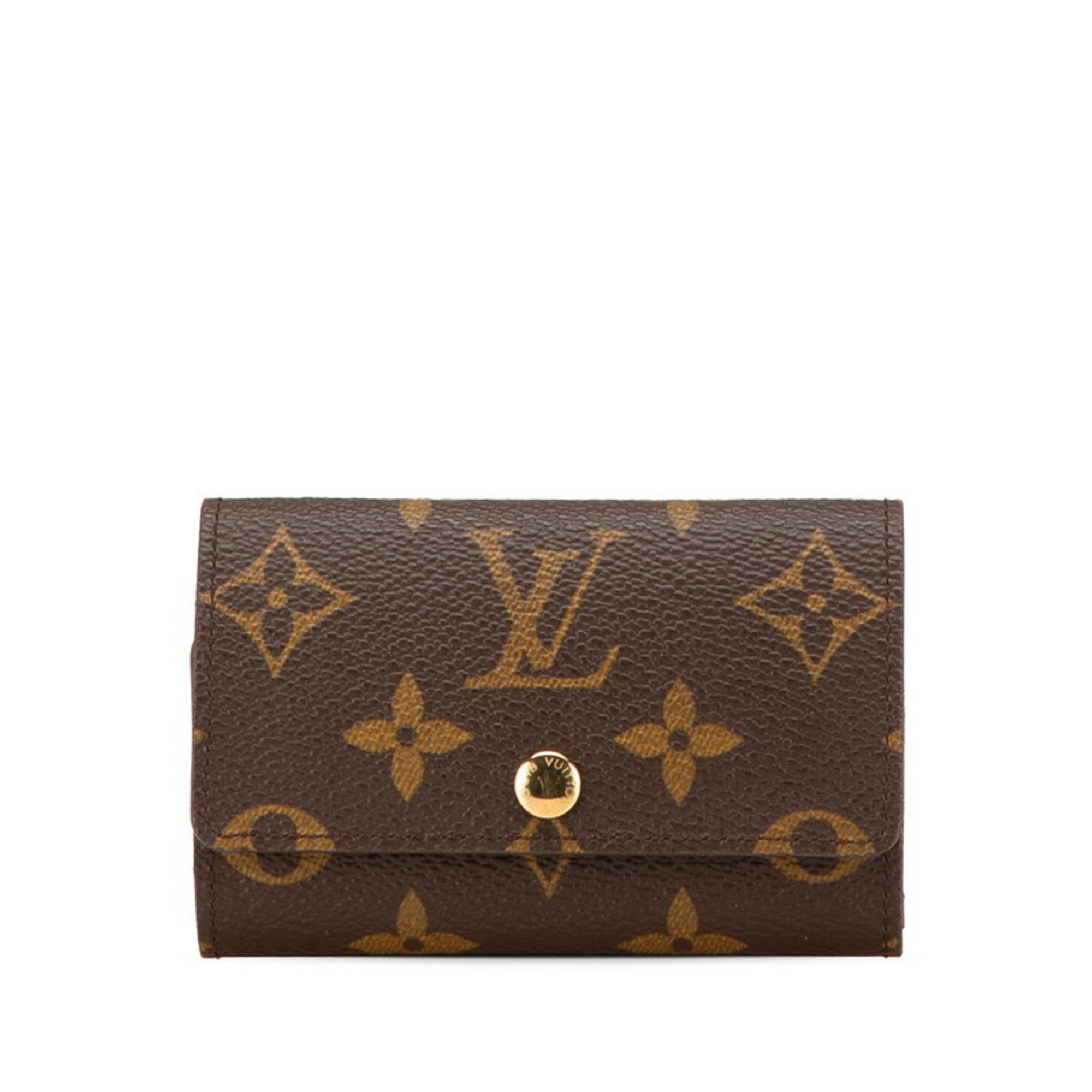 Louis Vuitton Louis Vuitton Monogram Multicle 6 Key Case M62630 Brown PVC Leather Women's LOUIS VUITTON Size ONE SIZE - 1 Thumbnail