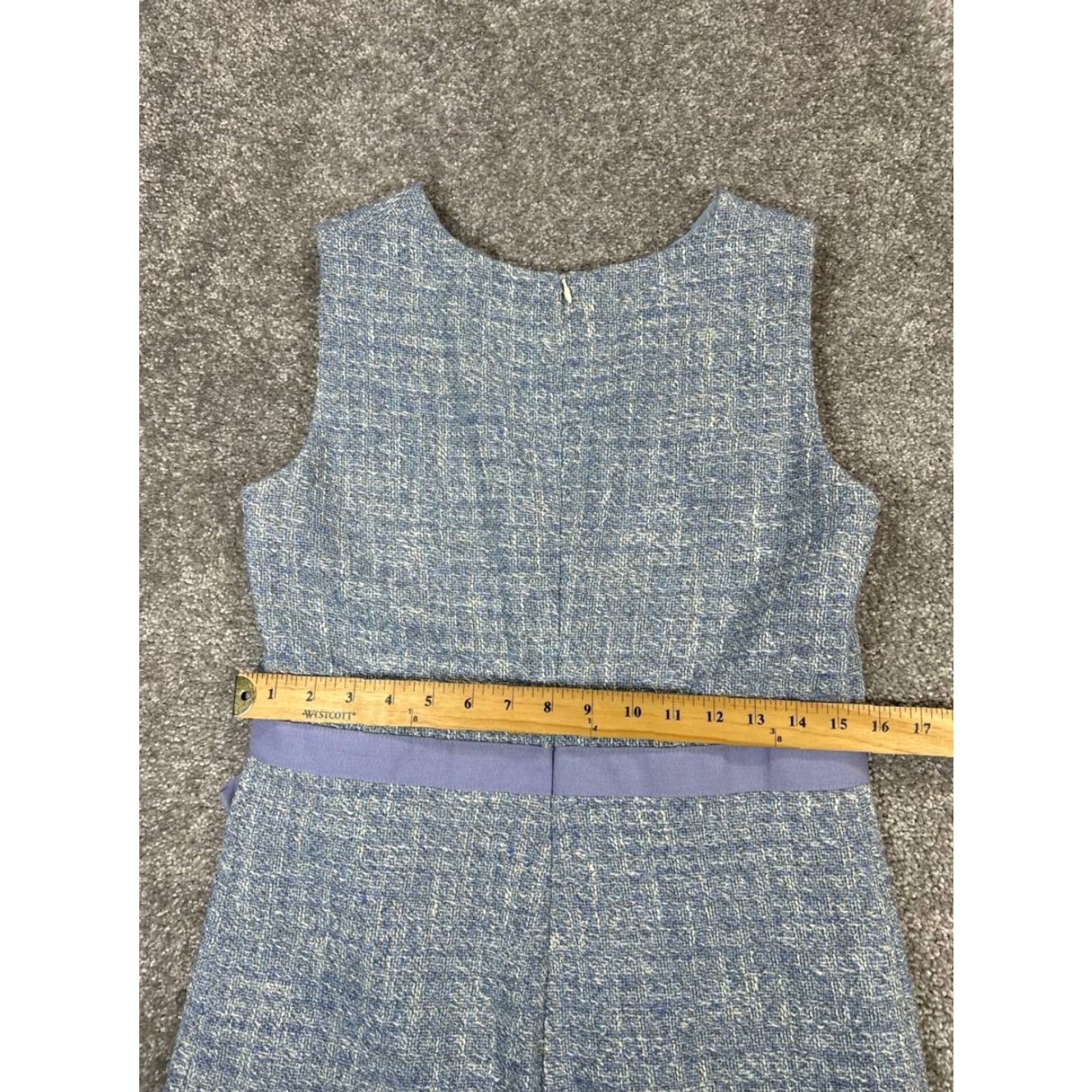 Valentino Red Valentino Dress Womens Xs Blue Purple Cotton Blend Blouson Size XS / US 0-2 / IT 36-38 - 7 Thumbnail