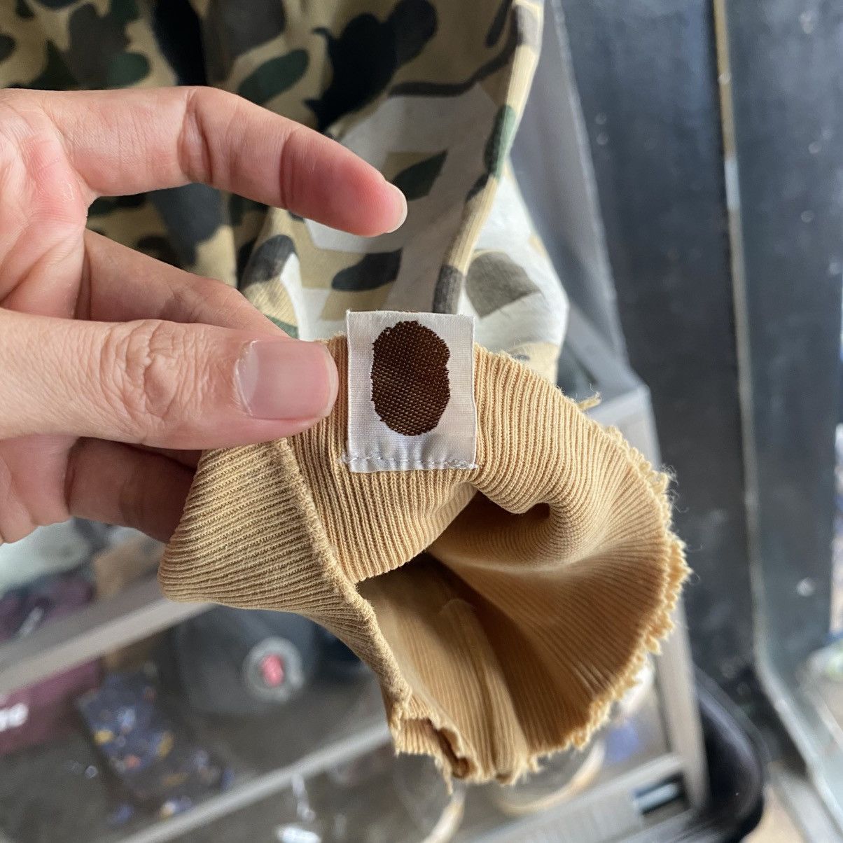 Bape 2006 Bape Green ASNKA / General Raiders Logo Rip Crewneck Size US XL / EU 56 / 4 - 20 Thumbnail