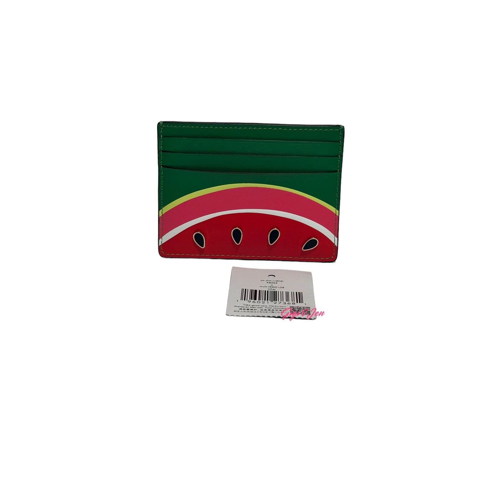 Kate Spade Kate Spade Watermelon Small Slim Card Holder New Size ONE SIZE - 7 Thumbnail