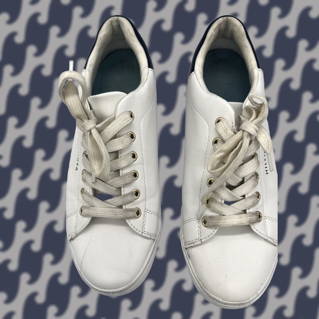 Tommy Hilfiger Tommy Hilfiger TWLADDIN Men’s Shoes White Low Top Lace Up Casual Sneakers Size US M / EU 48-50 / 2 - 1 Thumbnail