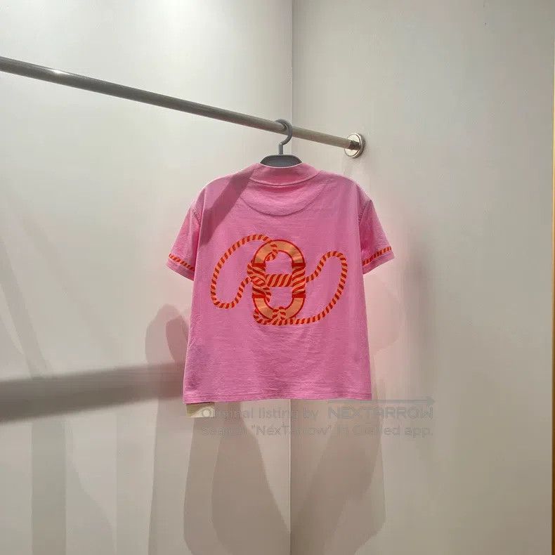 Hermes Hermes Pink Classic Pig Nose Printed T-shirt Size XXS / US 00 / IT 34 - 1 Thumbnail