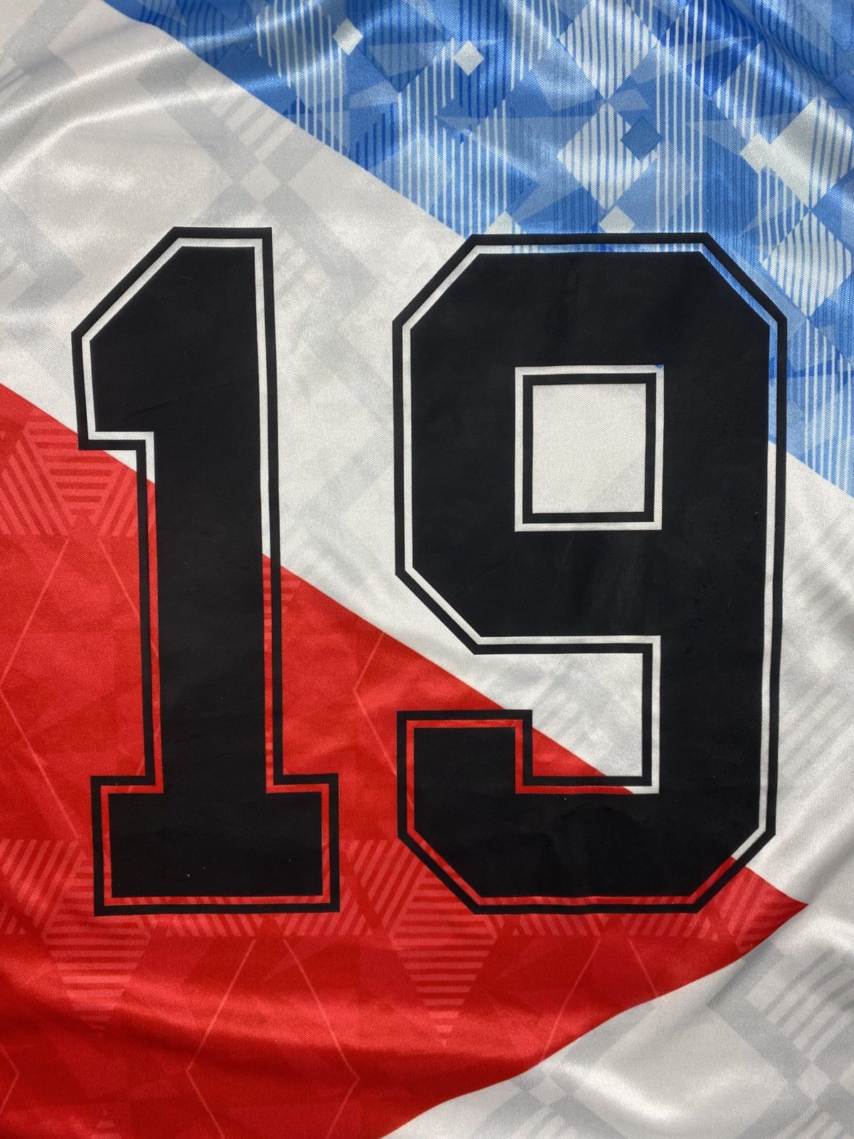 Other Score Draw England 1990-92 Retro Jersey No.19 L Size US L / EU 52-54 / 3 - 14 Thumbnail