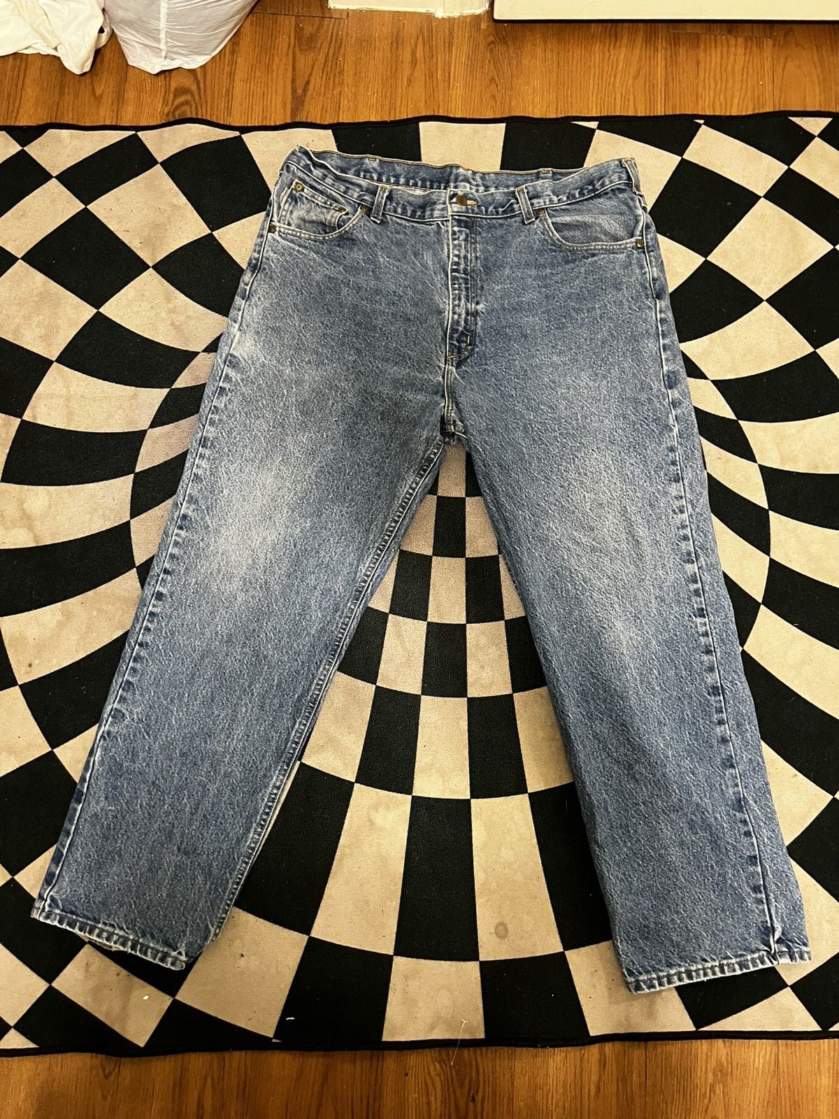 Carhartt Carhartt B100 DST Relaxed Fit Denim Jeans Size US 40 / EU 56 - 1 Thumbnail