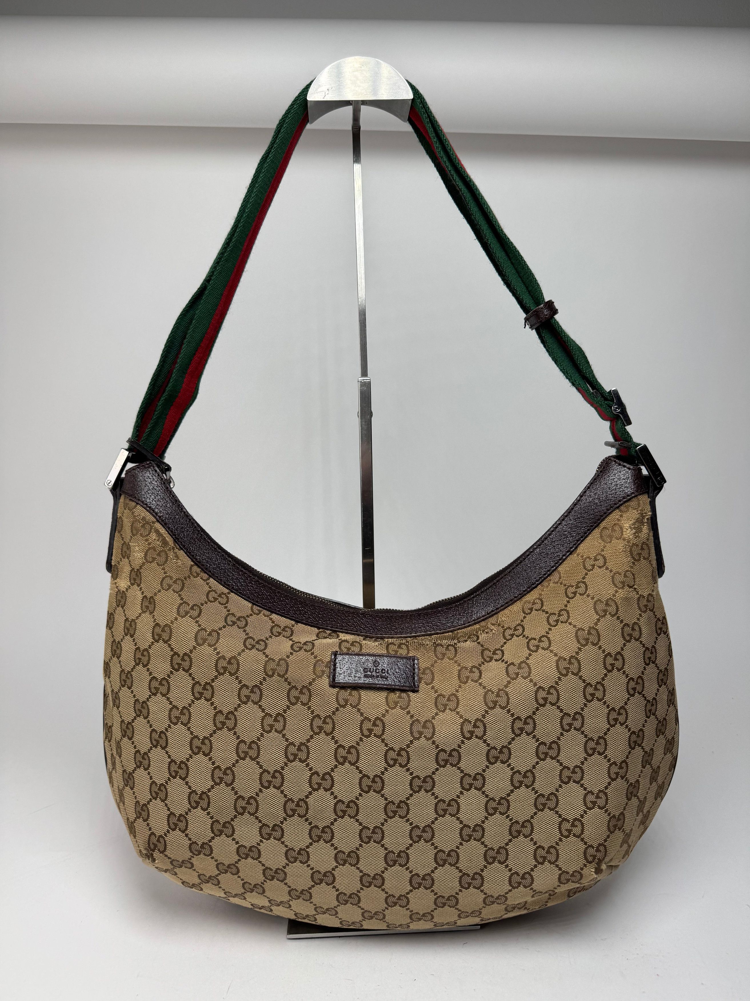 Vintage Monogram Croissant 2Way Bag beige Brown