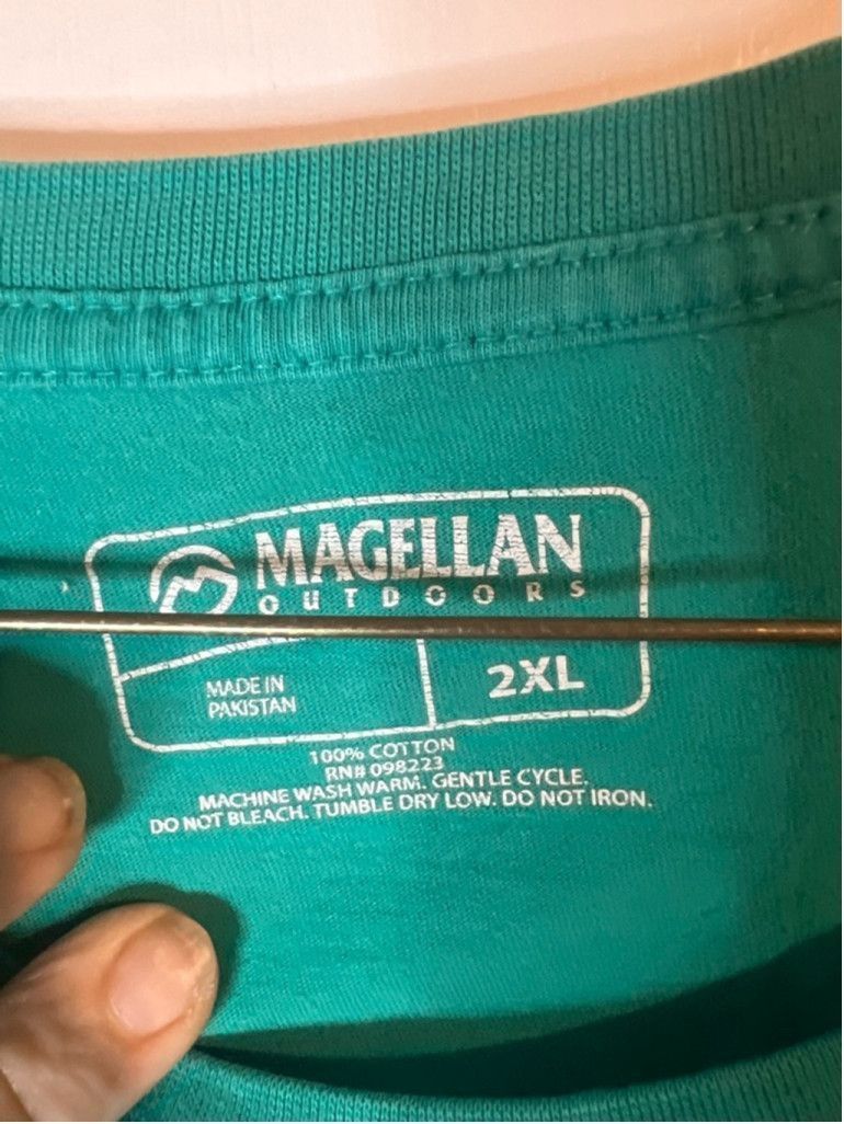 Other Men's Magellan Outdoors T-shirt Size 2XL Green Size US XXL / EU 58 / 5 - 3 Thumbnail
