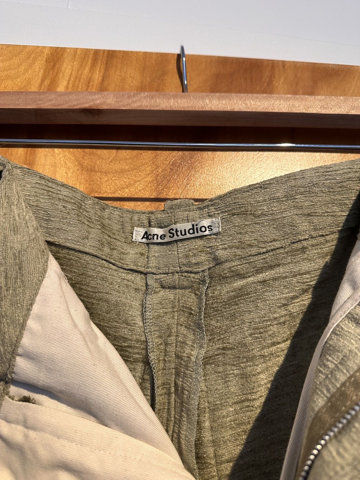 Acne Studios Acne Studios Casual Trouser - Sage Green Size US 34 / EU 50 - 3 Thumbnail