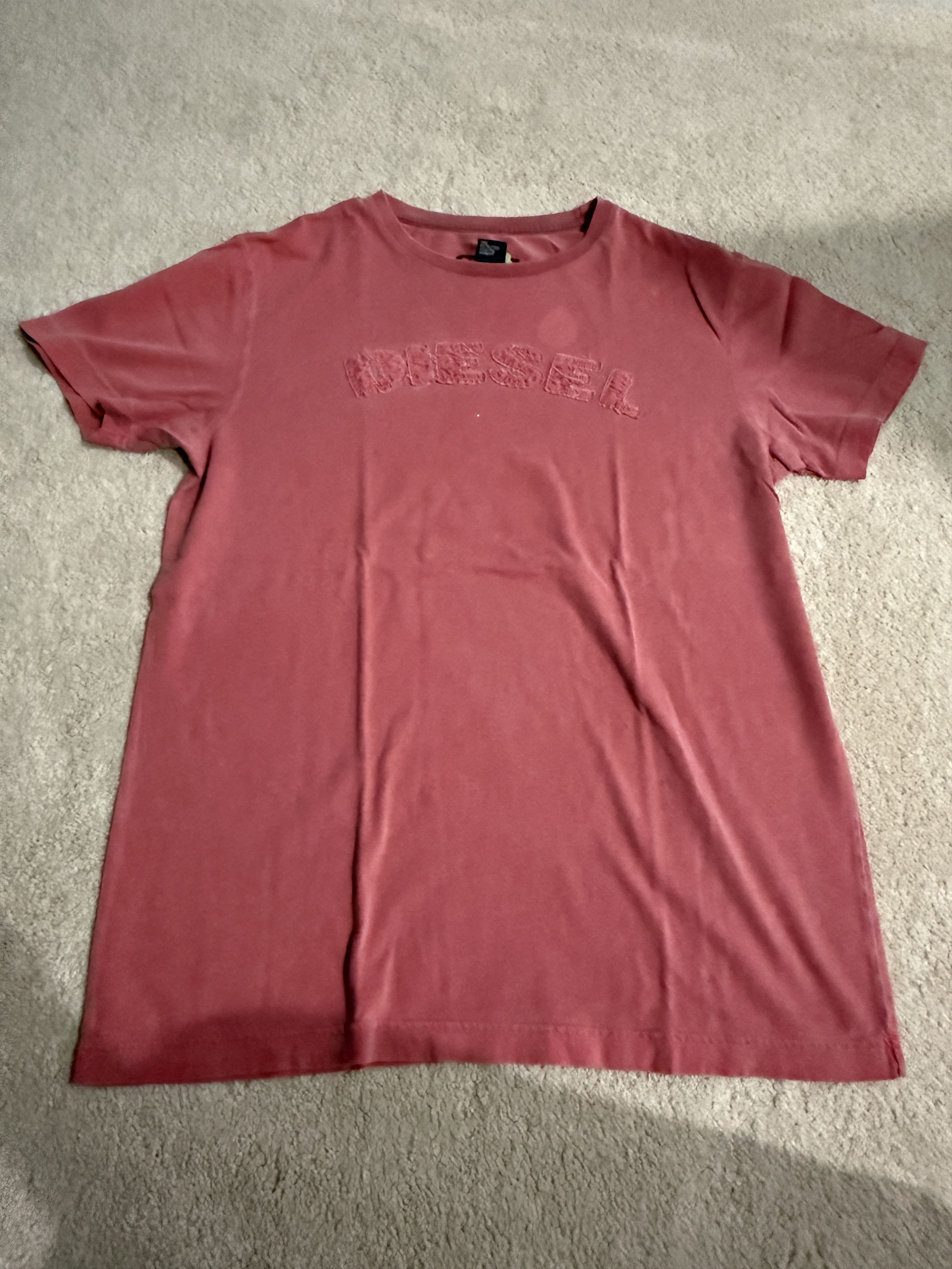 Diesel Diesel Men's Large Used Logo Short Sleeve Cotton Tee Shirt Size US L / EU 52-54 / 3 - 2 Thumbnail