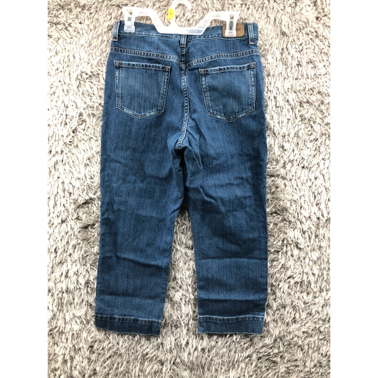 Eddie Bauer Eddie Bauer Jeans Size 10 Womens Mid Rise Dark Wash Blue Denim Capri Shirt? Size 32" / US 10 / IT 46 - 5 Thumbnail