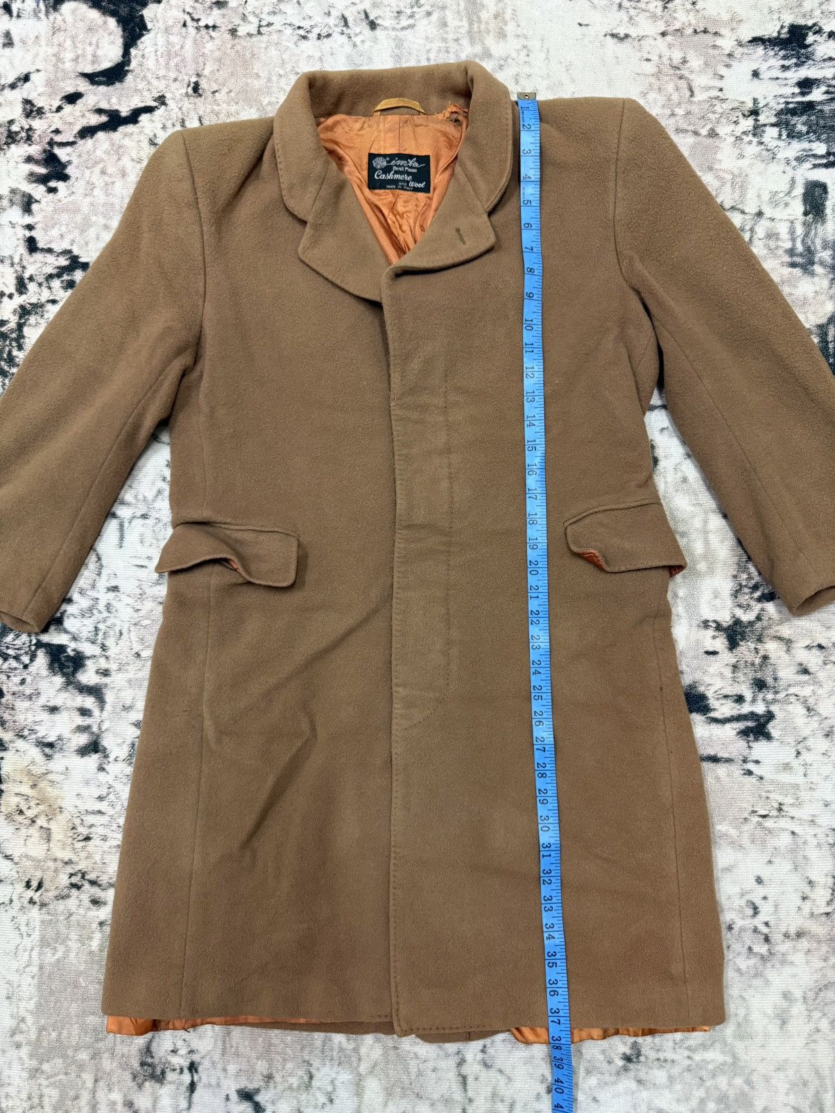 Vintage Cashmere & Wool Long Coat Jacket Size US M / EU 48-50 / 2 - 14 Thumbnail